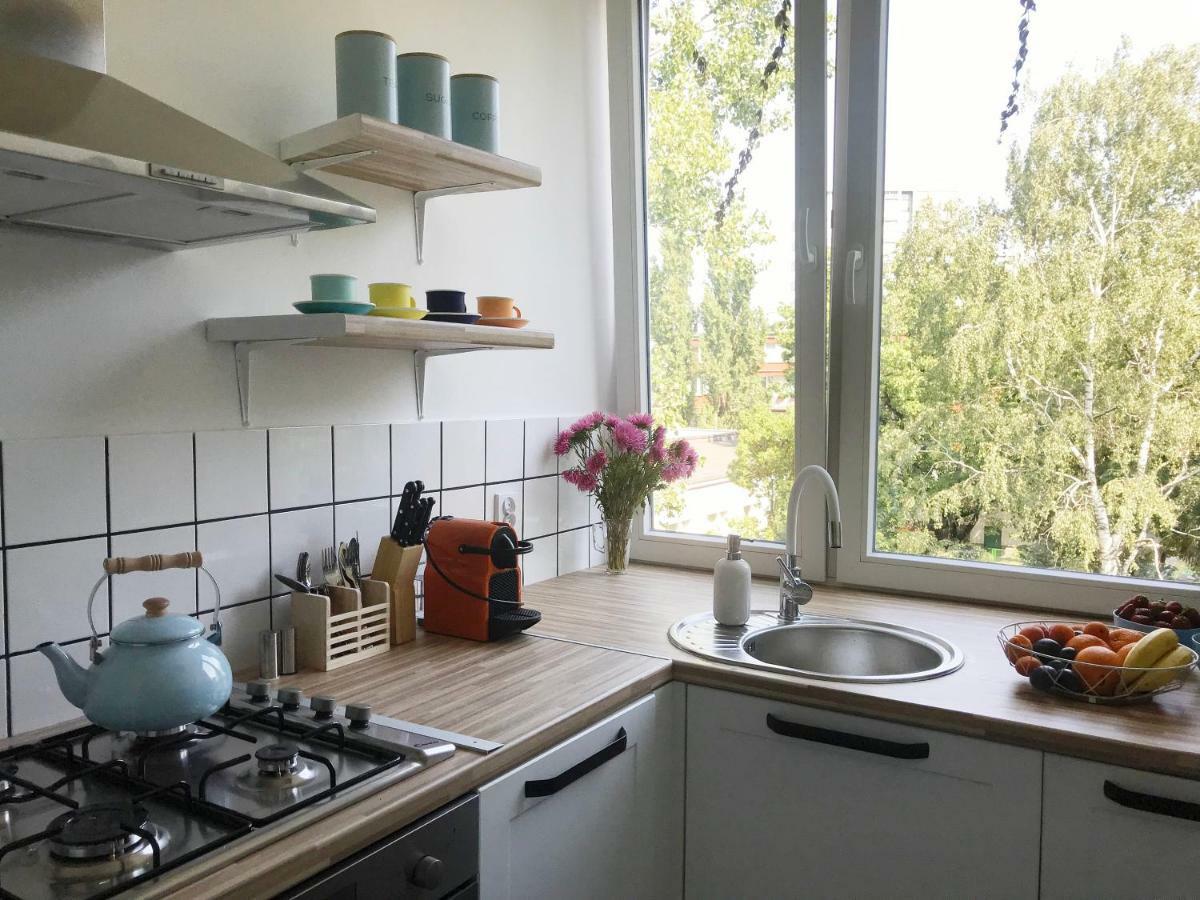 Sloneczny I Cichy Apartament Przy Starym Miescie Varsó Kültér fotó